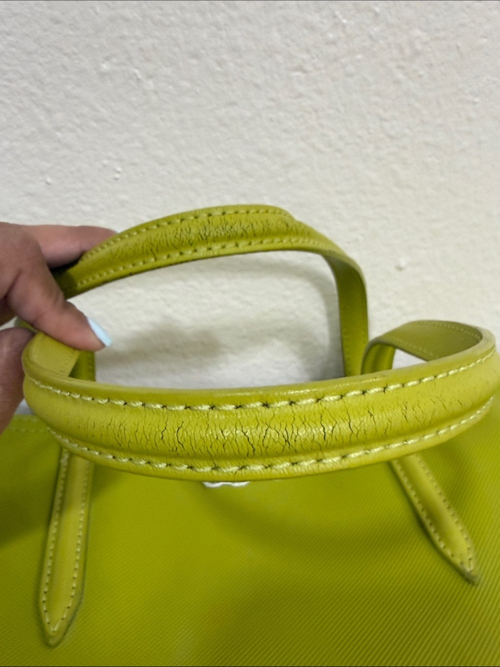 Lacoste Lime Green Tote Bag - Picture 9 of 10